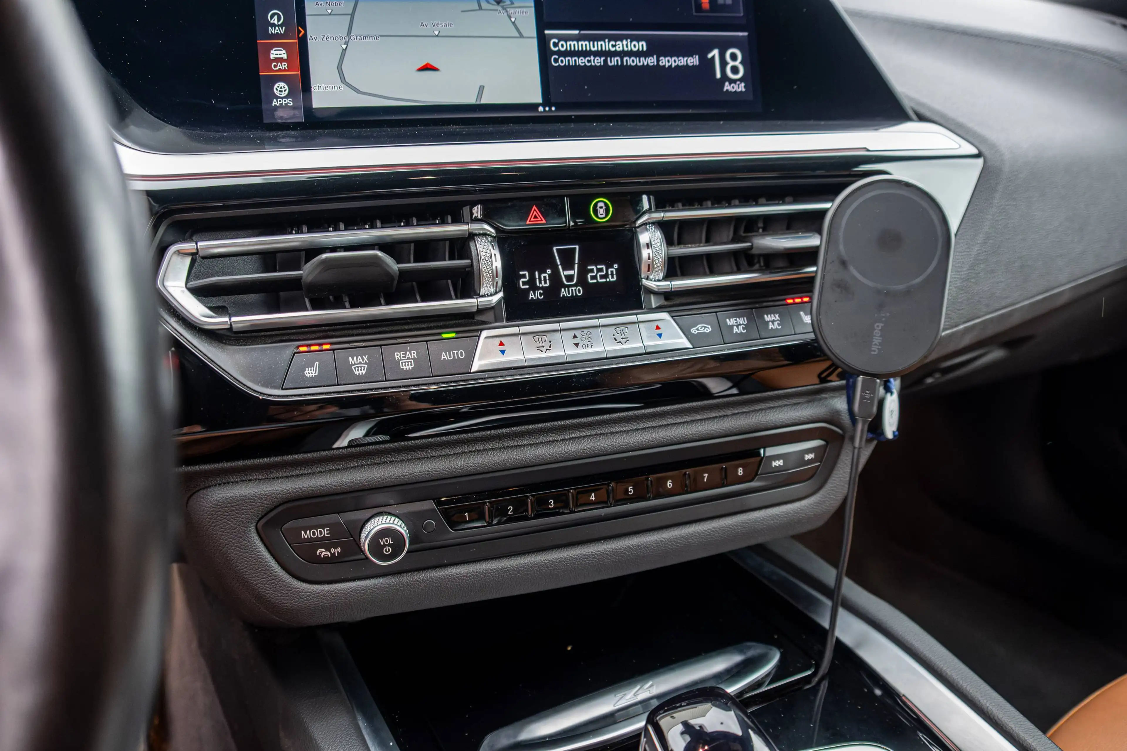 BMW Z4 Z4 2.0i 197CV | FROZEN GREY - COGNAC | KEYLESS | HUP | HK SOUND | GARANTIE 12-60M — photo 9