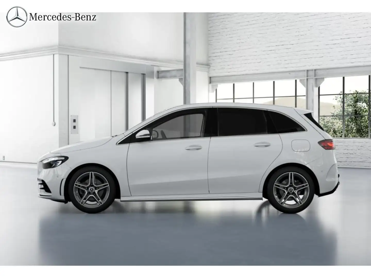 Mercedes-Benz B 200 AMG MBUX+AHK+LED+RüKam+Totwinkel+LM19+DAB Weiß - 2