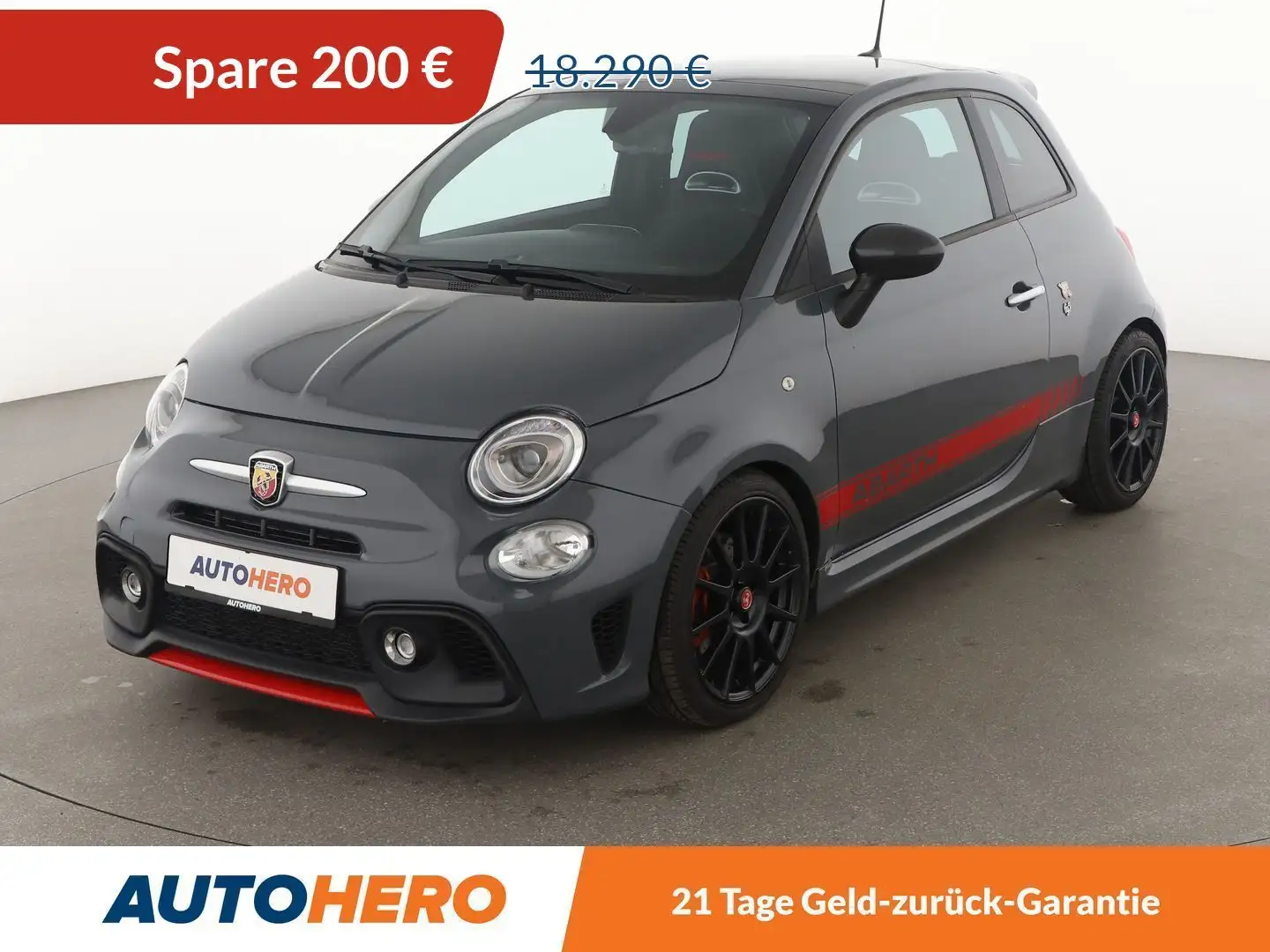 Abarth 695 1.4 Turbo XSR Yamaha Limited Edition Aut*NAVI*PDC* Schwarz - 1
