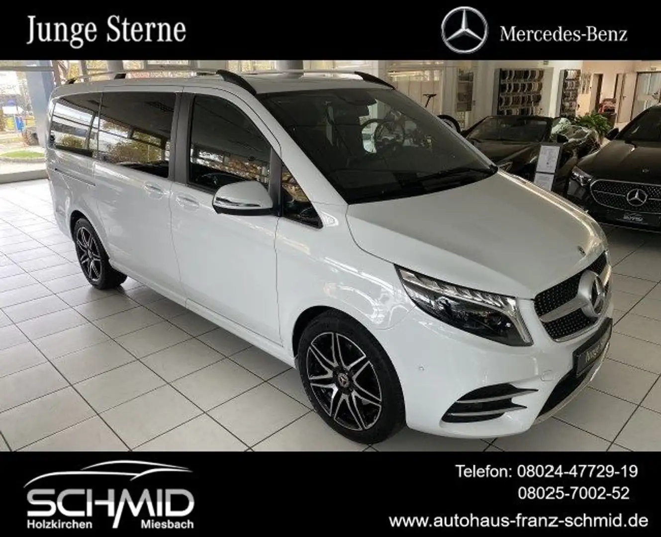 Mercedes-Benz V 300 d ED L AMG AIRMATIC ABSTAND AHK SOUND DAB Weiß - 1
