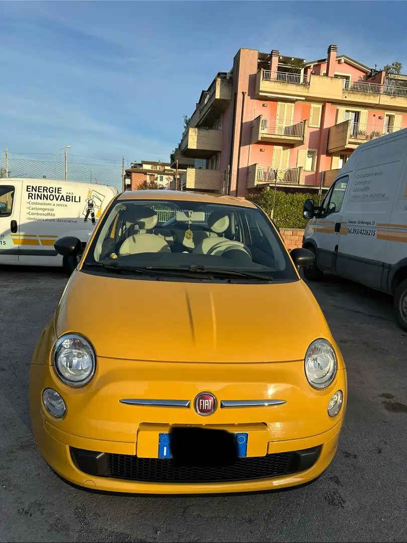 Fiat 500 1.2 69cv 51kw per  neopatentati Giallo - 1