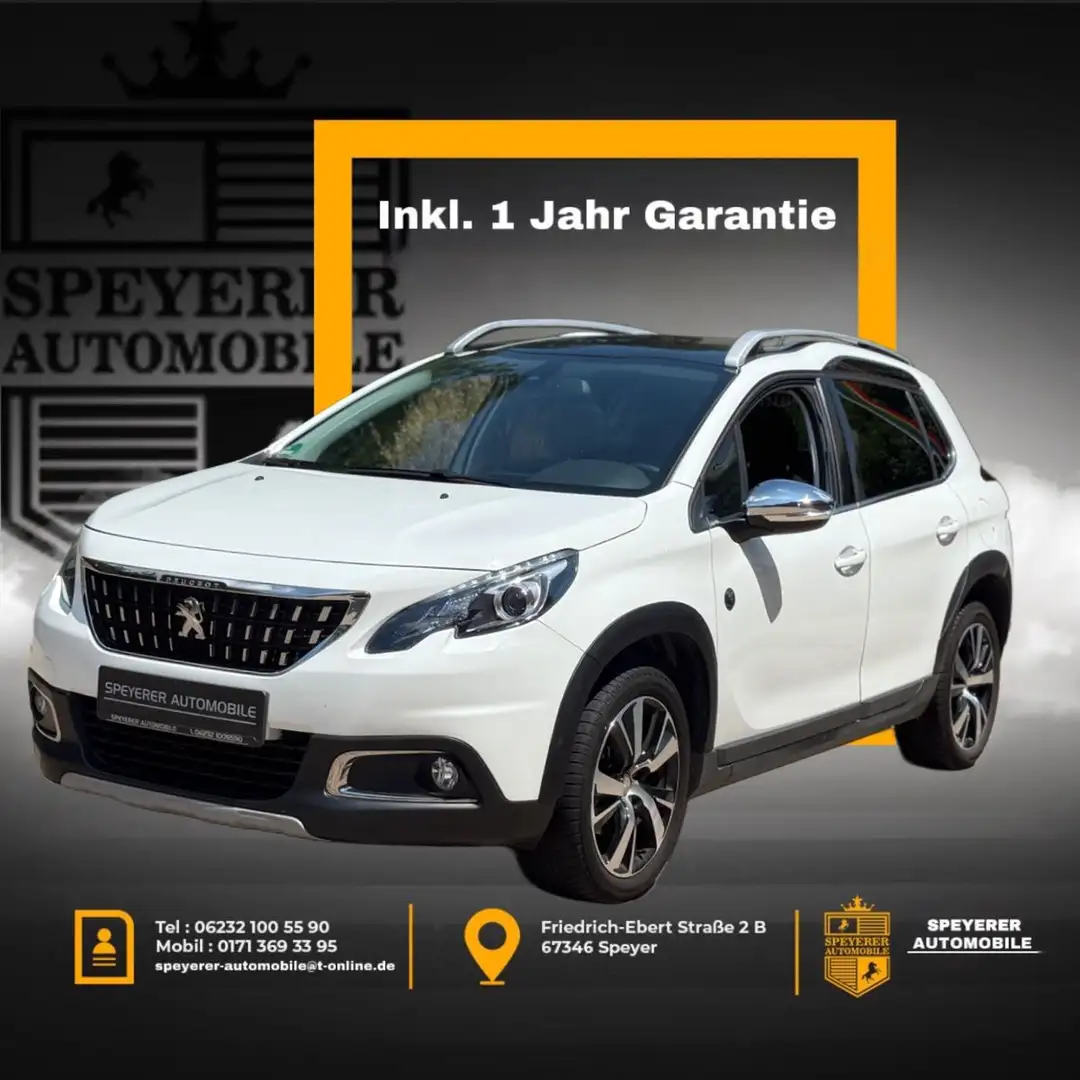 Peugeot 2008 Crossway|1.HAND|PANORAMA|SHZ|NAVI|KAMERA| Blanc - 1