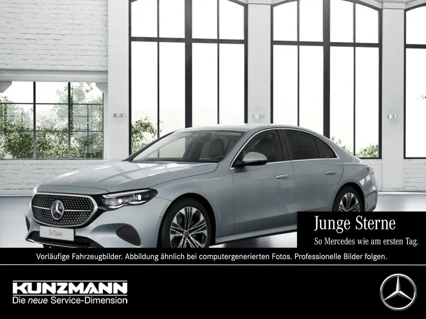 Mercedes-Benz E 200 Avantgarde Sitzklima Memory 360° AHK Argent - 1