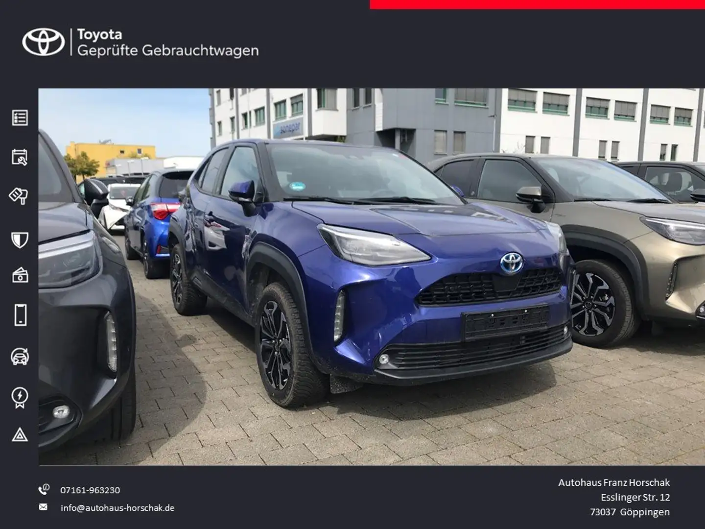 Toyota Yaris Hybrid Team Deutschland Blauw - 1