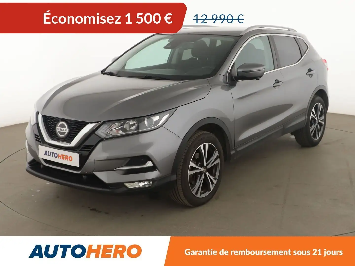 Nissan Qashqai 1.2 DIG-T N-Connecta Gris - 1