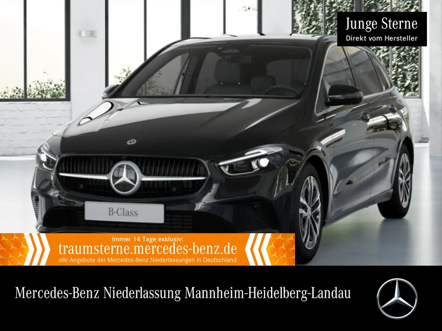 Mercedes-Benz B 250 e PROGRESSIVE+360°+MULTIBEAM+TOTW+8G Schwarz - 1