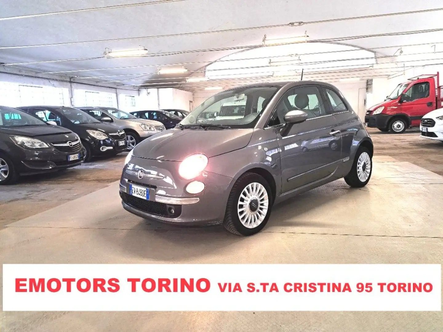 Fiat 500 1.3 Multijet 16V 75 CV Lounge Grijs - 1
