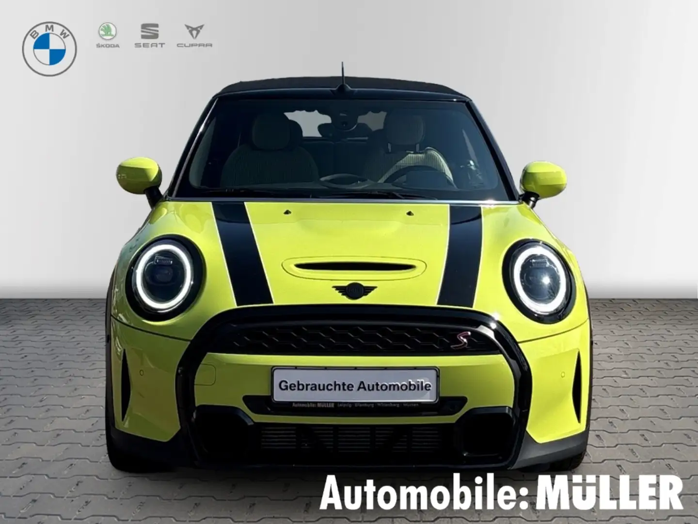 MINI Cooper S Cabrio El. Verdeck HUD Navi Digitales Cockpit LED ACC Meh Giallo - 2