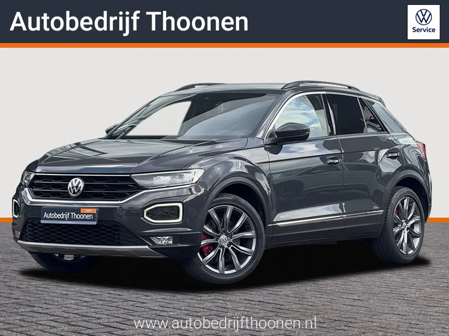 Volkswagen T-Roc 1.5 TSI Sport | Stoelverwarming | Trekhaak | Apple Gris - 1
