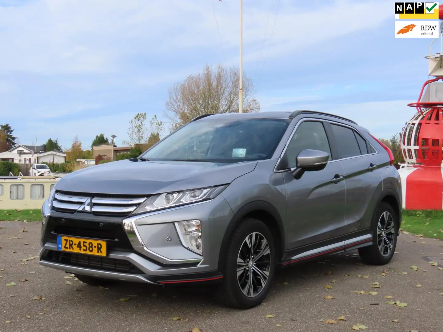 Mitsubishi Eclipse Cross 1.5 DI-T Intense S *1e EIG *Leer *Navi *HUD Grijs - 1