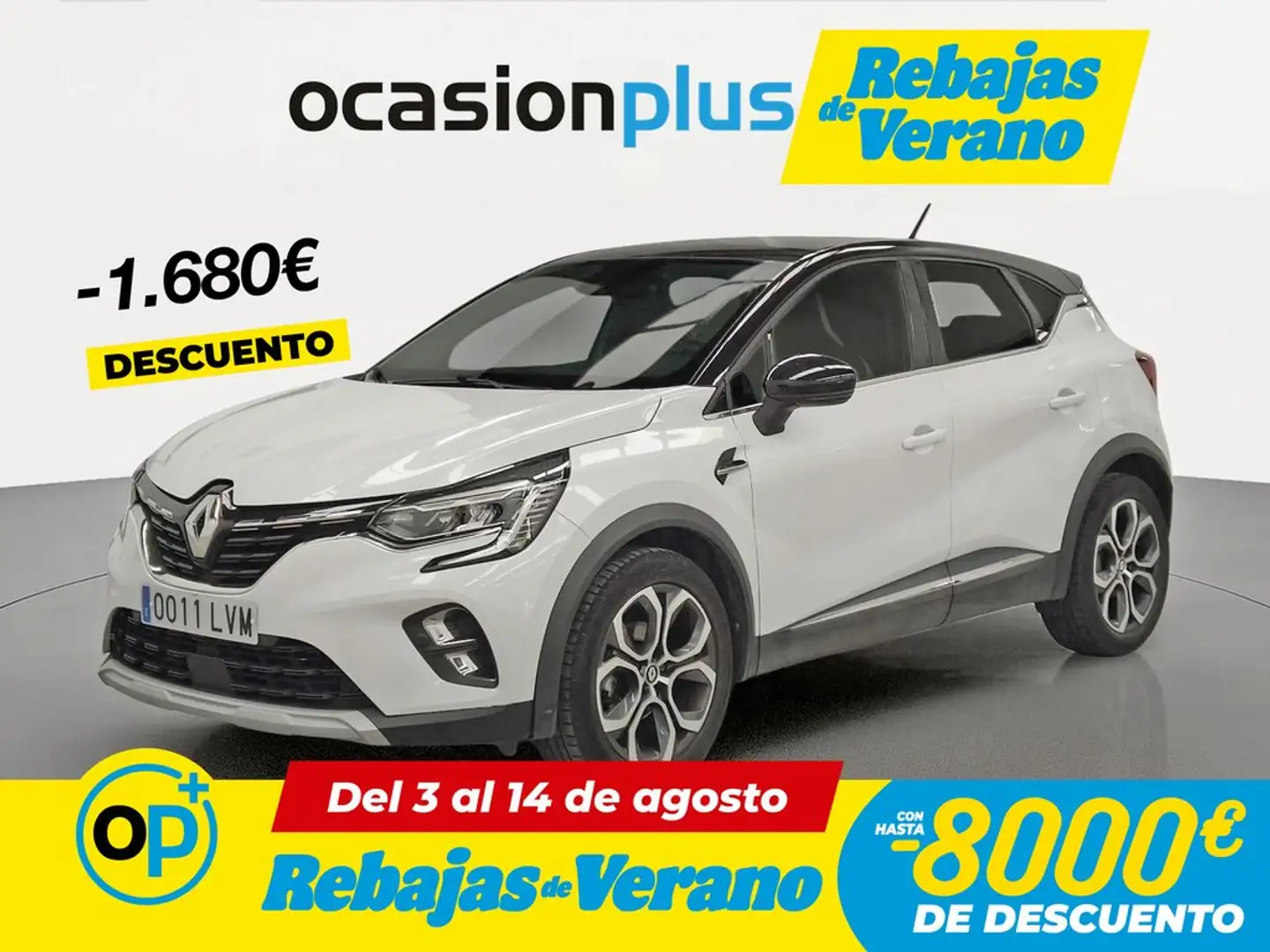 Renault Captur TCe GPF Micro Híbrido Fast Track 103kW Blanco - 1