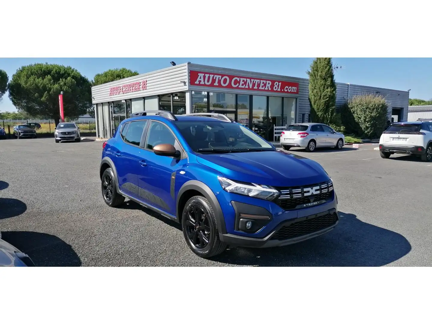 Dacia Sandero 1.0 ECO-G 100 Stepway Extême +PACK NAVIGATION Bleu - 1