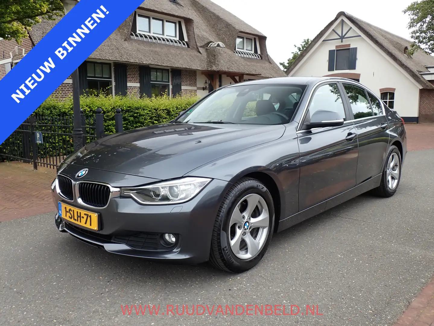 BMW 320 3-serie 320i HIGH-EXE BIXENON/LEDER/PROF-NAVI Grijs - 1