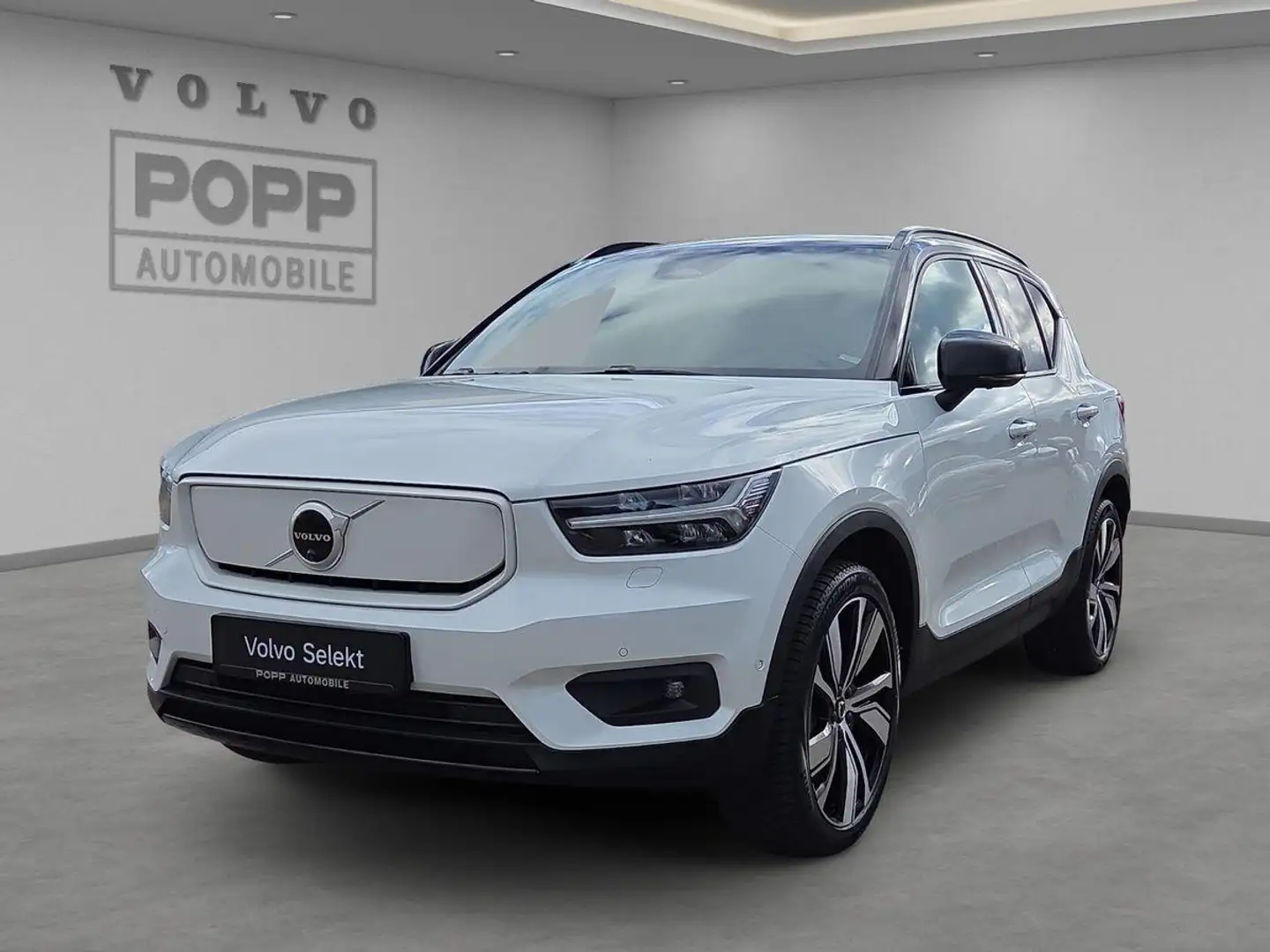 Volvo EX40 Pure Electric Twin Motor AWD 360° ACC H&K Blanc - 1
