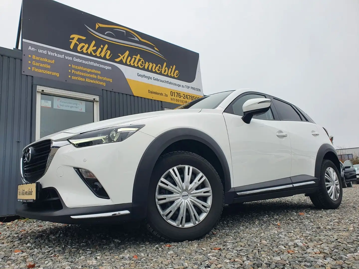 Mazda CX-3 Sports-Line Teilleder Tempomat Navi Sitzh. Wit - 1