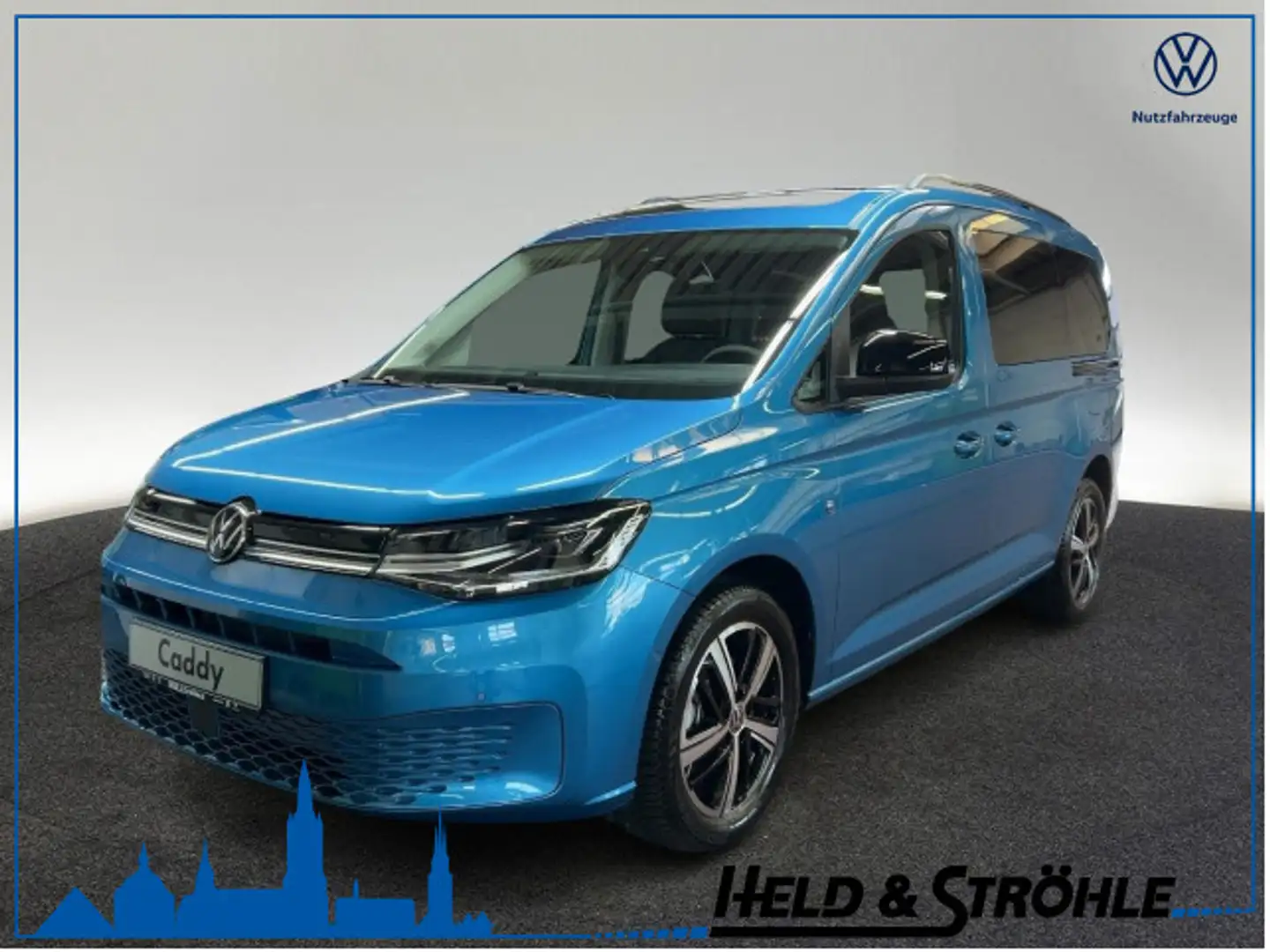 Volkswagen Caddy Life 2.0 TDI DSG 7S LED PANO STHZ 17" Blau - 1