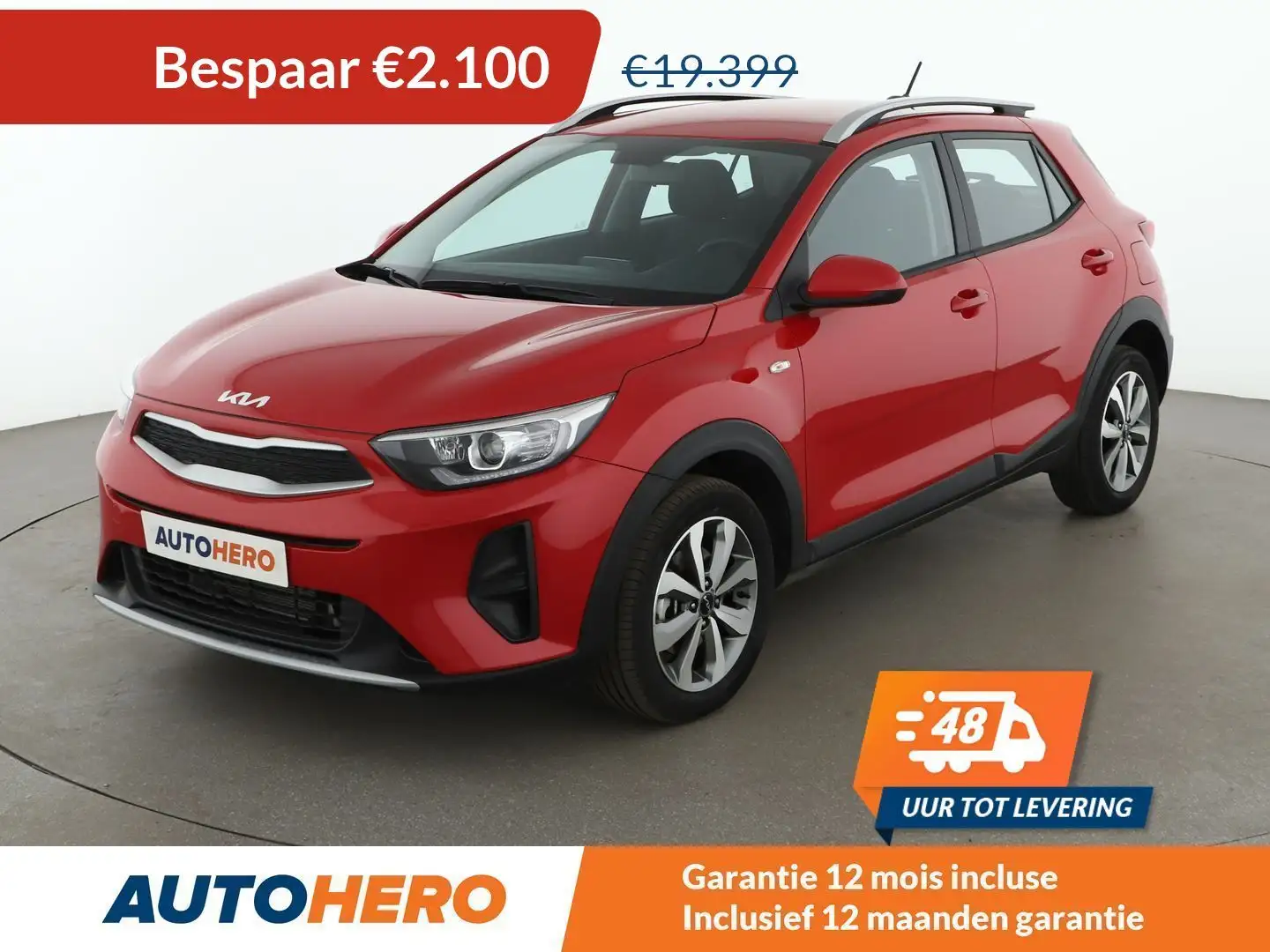 Kia Stonic 1.0 TGDI Vision Rood - 1