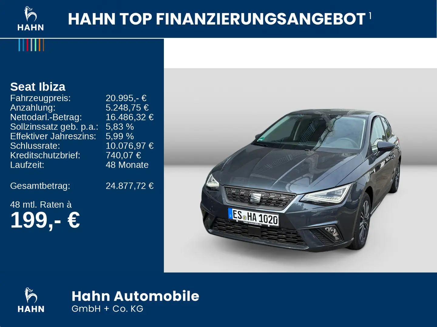 SEAT Ibiza Road Edition 1.0TSI LED PDC Winterpaket Grau - 2