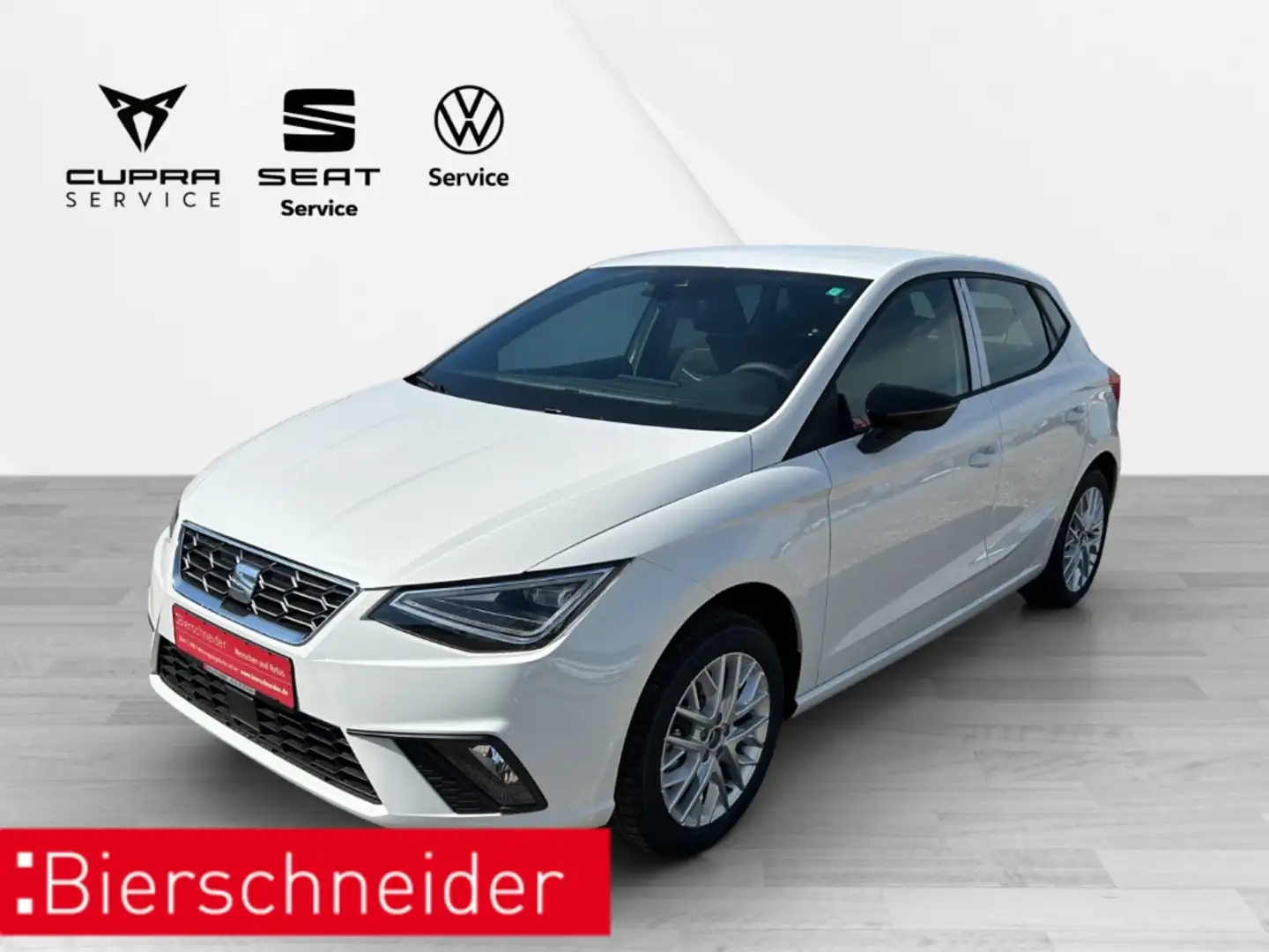 SEAT Ibiza FR 1.0 TSI ab 215,- EUR mtl. Sonderzahlung € LED N Weiß - 1