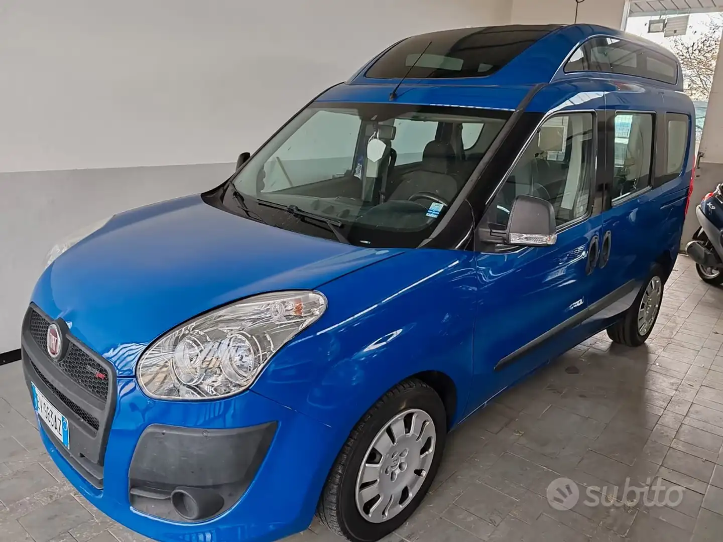 Fiat Doblo 1.6 mjt 16v Allestimento DISABILI Blu/Azzurro - 1