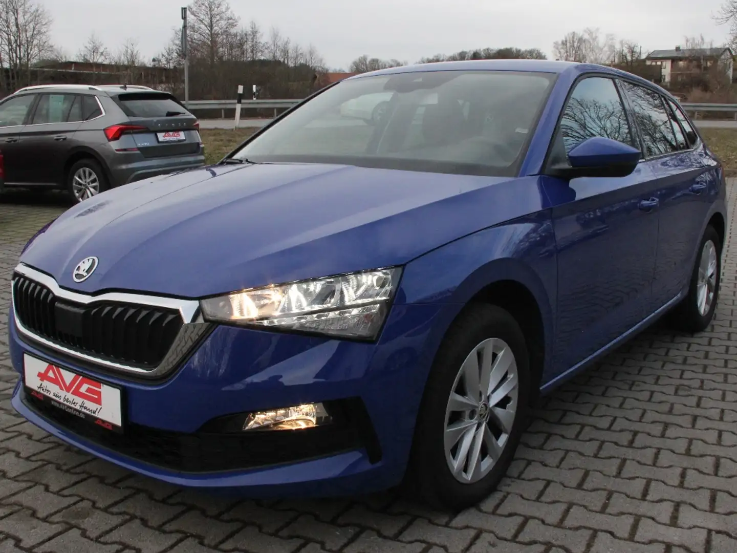 Skoda Scala Ambition LED CAM ALU Sunset wirelessSmartlink Blau - 1