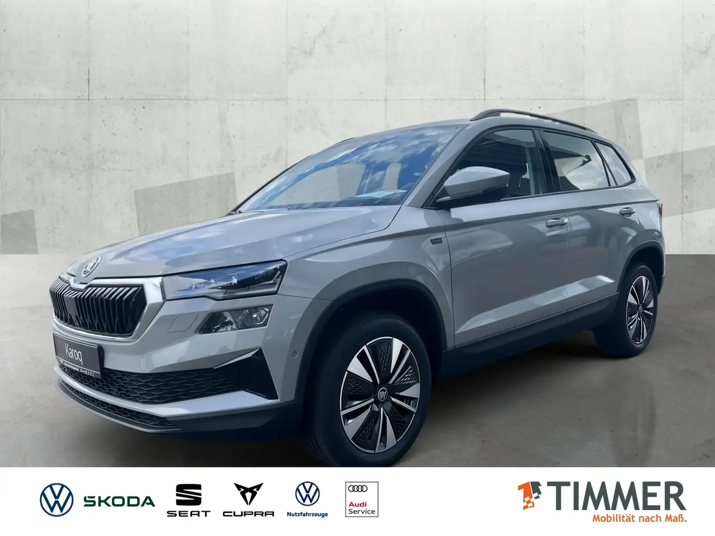 Skoda Karoq TOUR 2.0 TDI (150PS) DSG*NAVI*PANO*RFK*AHK*SHZ*AC Grau - 1