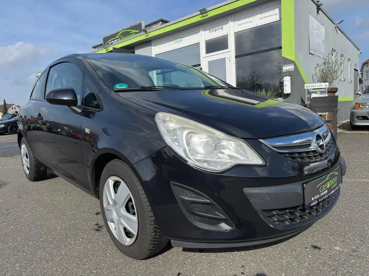Opel Corsa Edition-klima-2 Hand Schwarz - 1