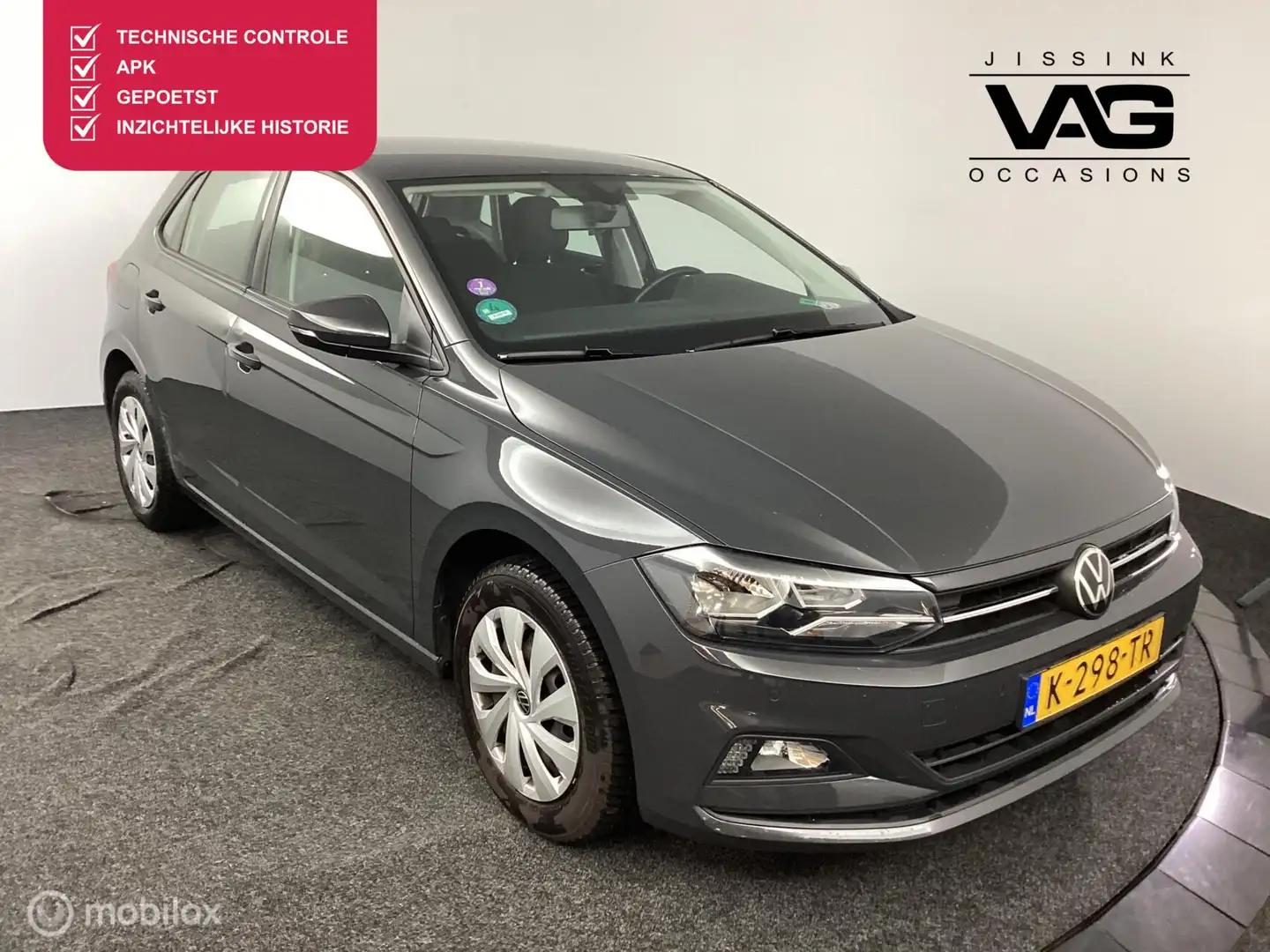 Volkswagen Polo 1.0 TSI Comfortline ACC Clima PDC CarPlay Grijs - 1