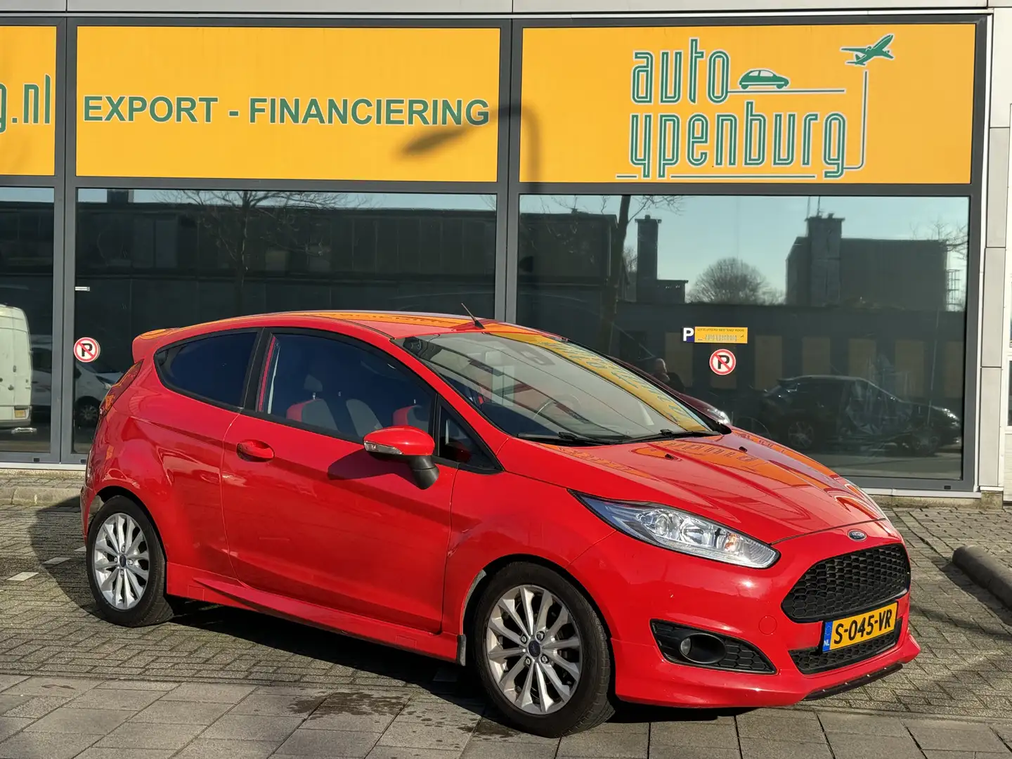 Ford Fiesta 1.0 EcoBoost Sport * 106.935 Km * Climatronic * Rood - 2