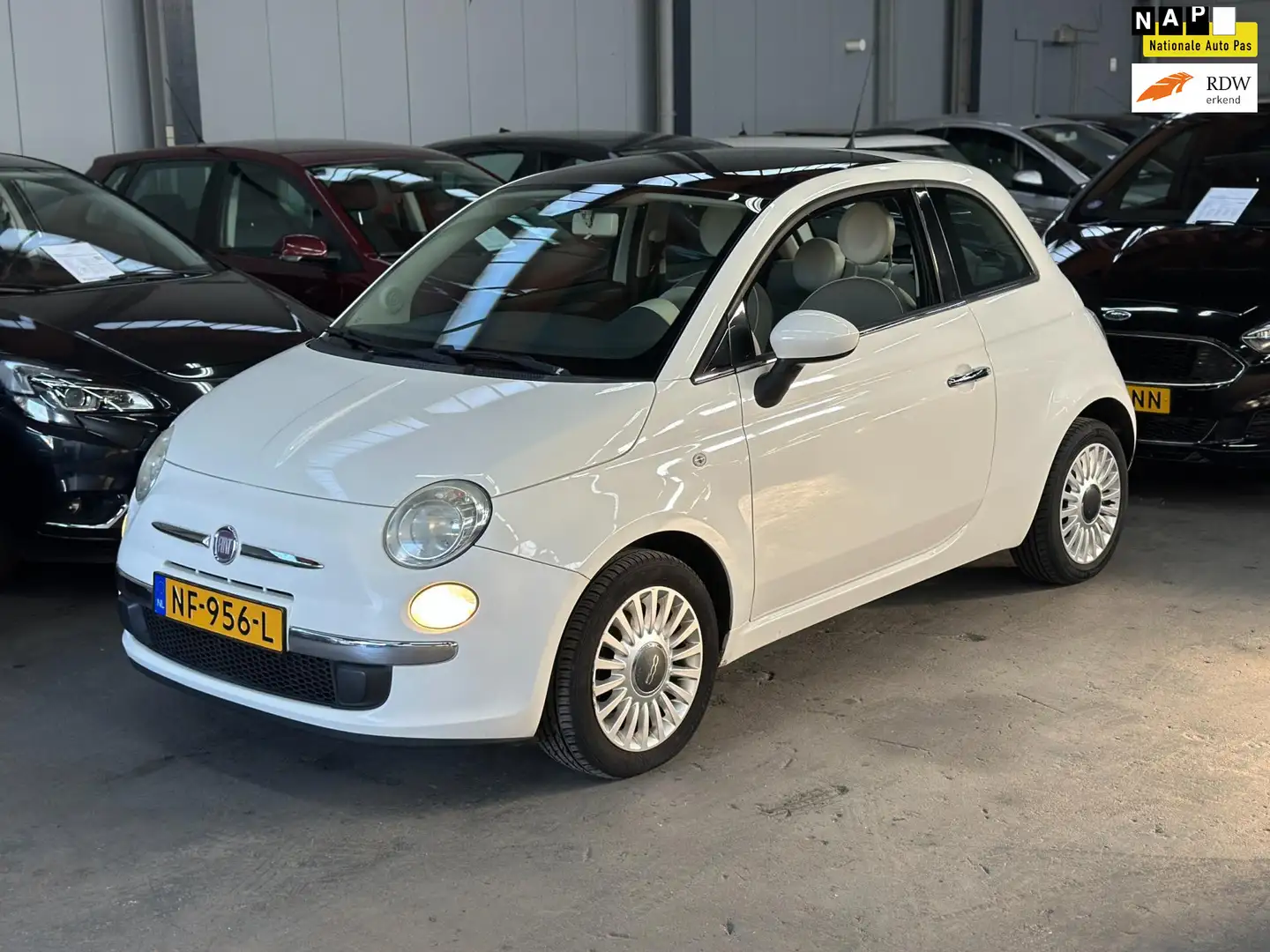 Fiat 500 1.2 Naked Nieuwe APK NAP Nieuwe Koppelling Weiß - 1
