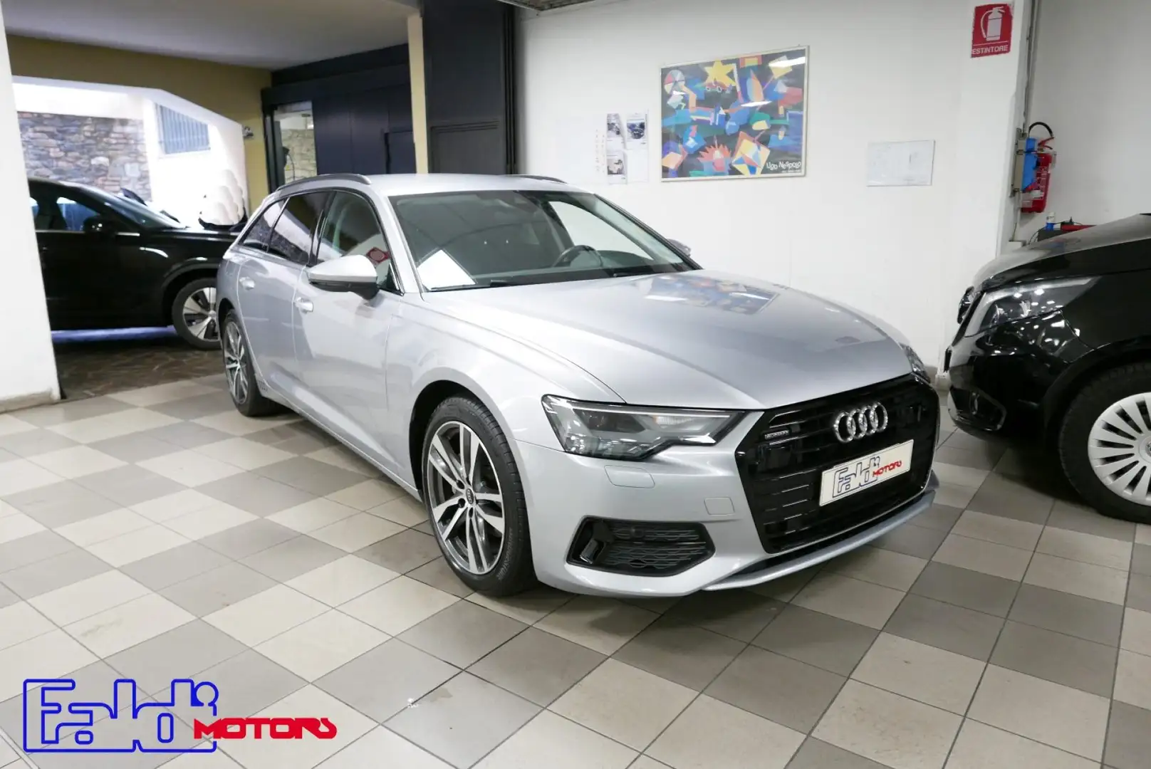 Audi A6 Avant 40 2.0 TDI quattro Hybrid S t.Business Sport Silber - 1