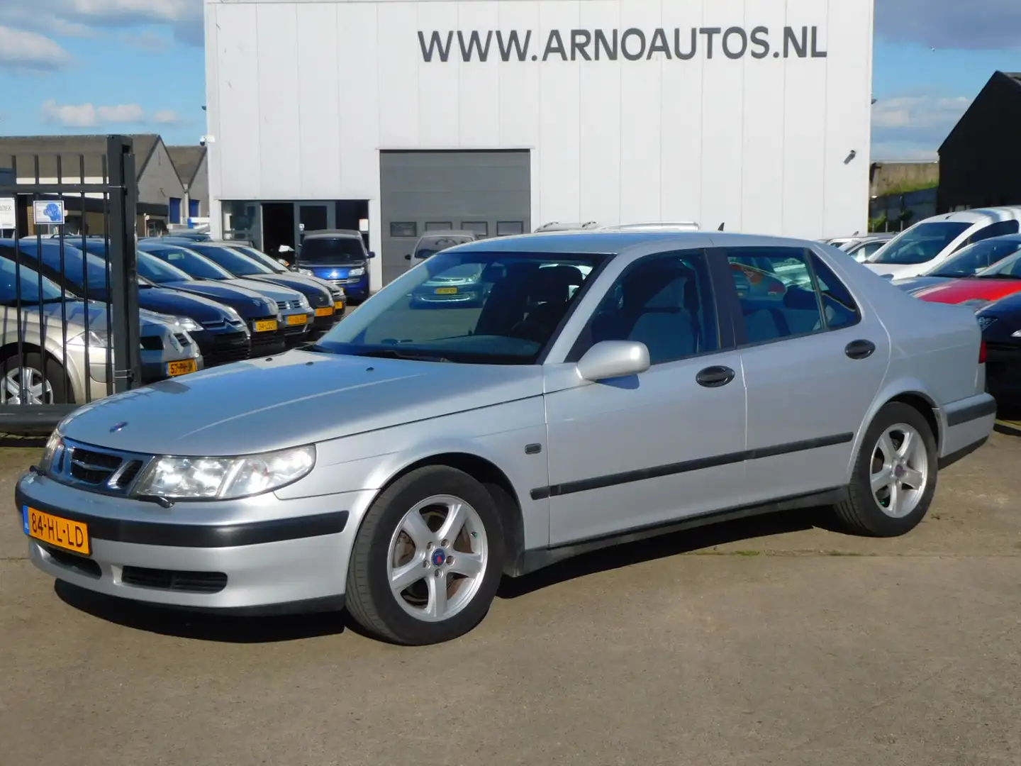 Saab 9-5 2.0T, YOUNGTIMER, AIRCO(CLIMA), CRUISE CONTROL, 4X Grijs - 1