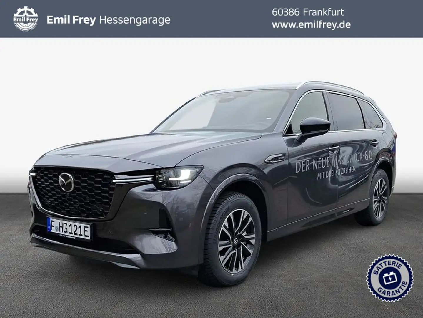 Mazda CX-80 AWD PHEV Aut. HOMURA PLUS 141 kW, 5-türig Grau - 1