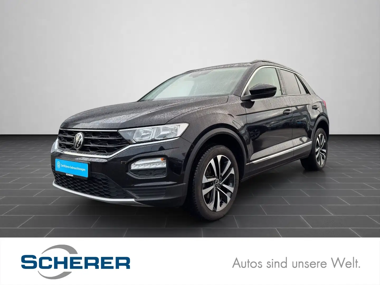Volkswagen T-Roc United 1.0 TSI NAVI STANDZ EPH SHZ Schwarz - 1