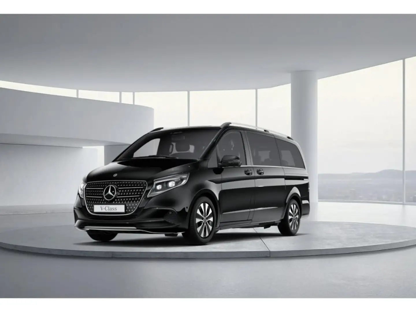 Mercedes-Benz V 300 d AVANTGARDE Lang Schwarz - 1