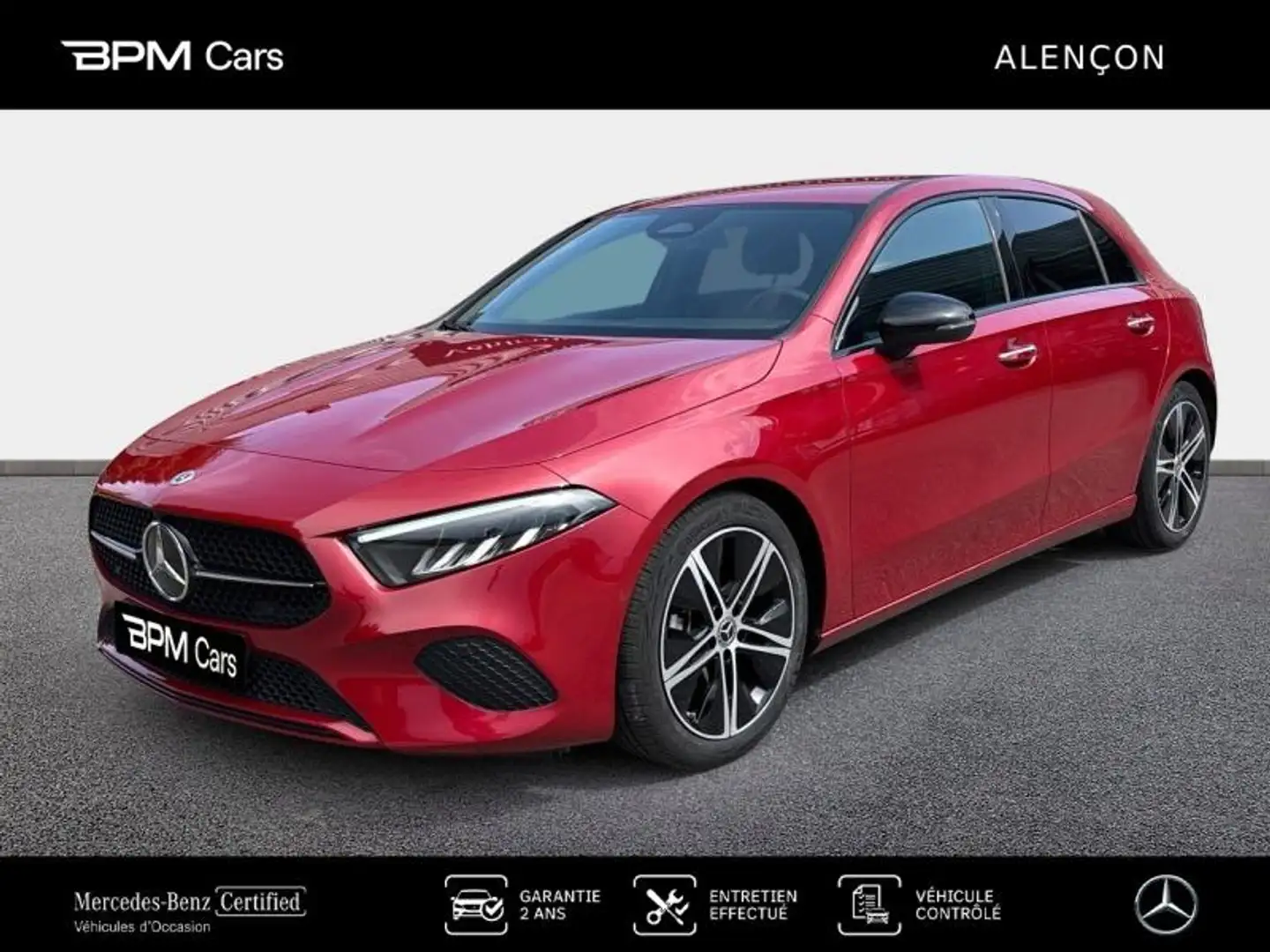 Mercedes-Benz A 180 180 d 116ch Progressive Line 8G-DCT Rouge - 1