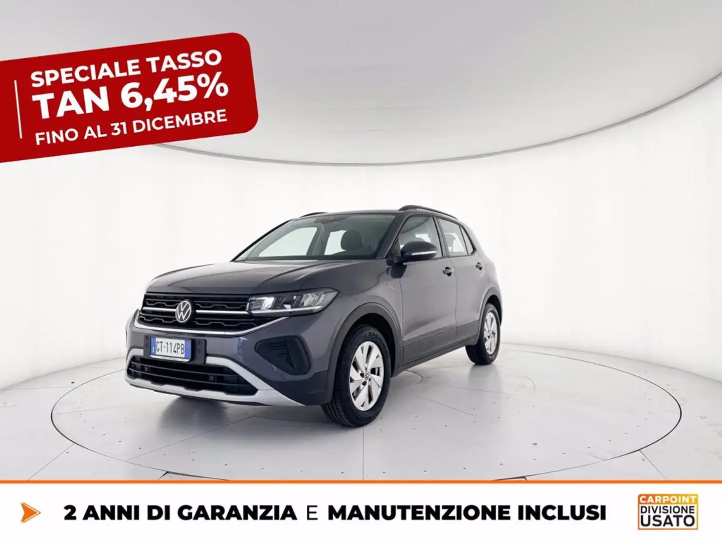 Volkswagen T-Cross 1.0 tsi life 95cv Grigio - 1