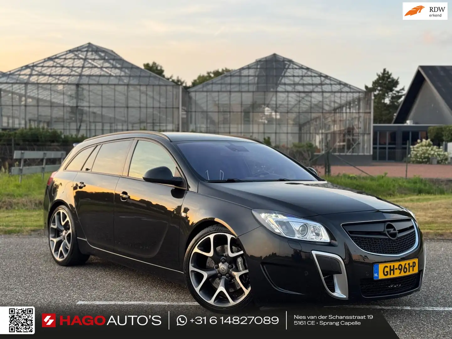Opel Insignia Sports Tourer 2.8 T OPC 4x4 325 PK! Navi | Xenon | Zwart - 1