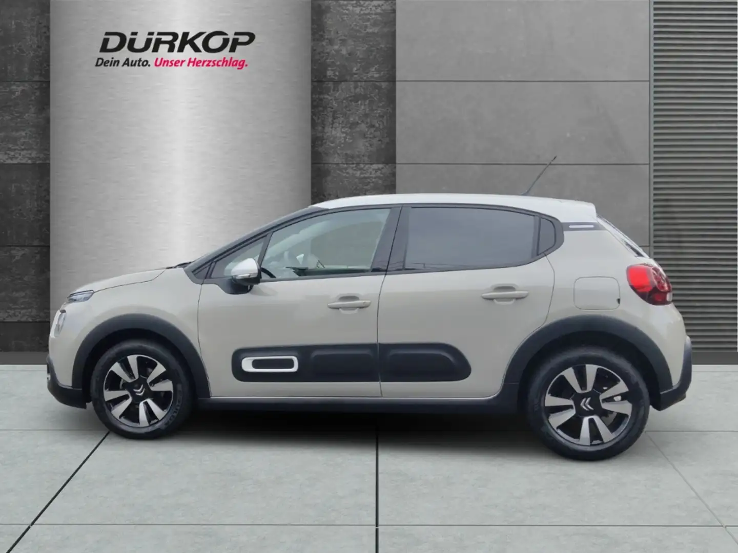 Citroen C3 1.2 PureTech 110 Shine PDC m. Kamera SHZ Beige - 2