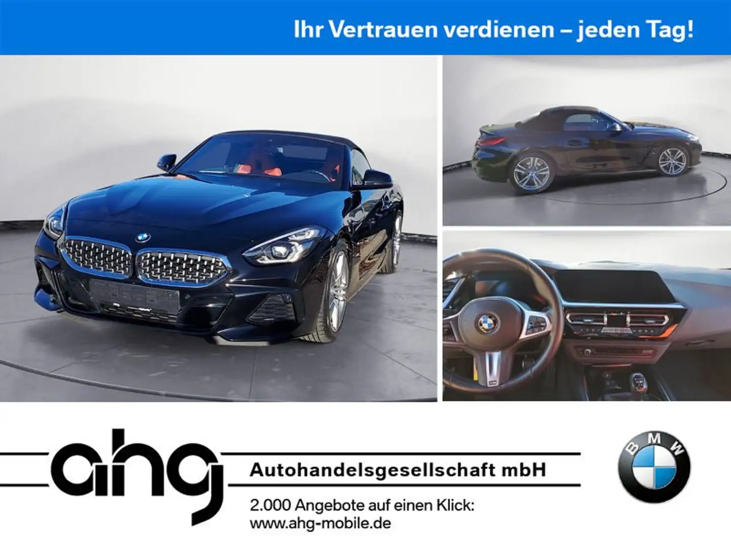 BMW Z4 M Z4 sDrive20i M SPORT Rückfahrkamera Navi Hifi Schwarz - 1