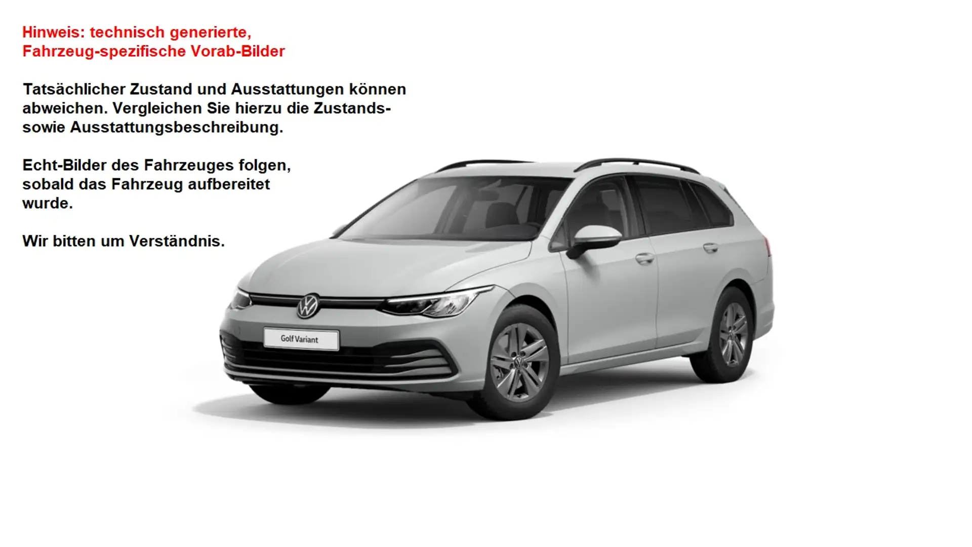 Volkswagen Golf Variant Life Blanc - 1