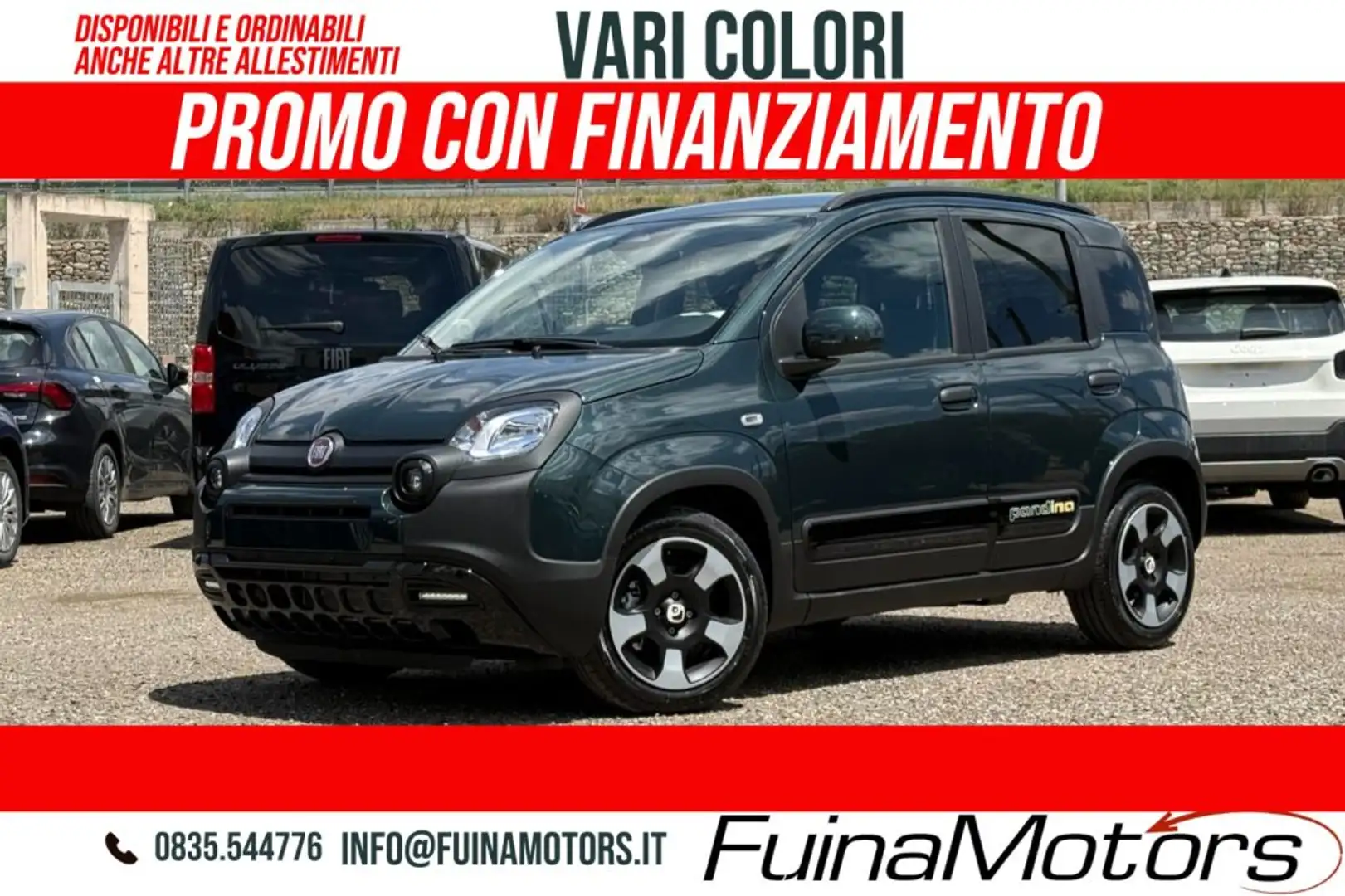 Fiat Panda 1.0 S&S Hybrid Pandina CROSS NUOVO Zwart - 2