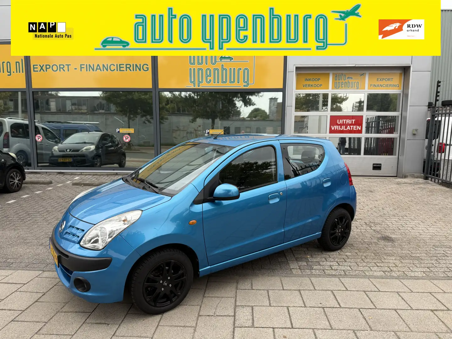Nissan Pixo 1.0 Look * 137.986 Km * Airco * 5 Deurs * NIEUWSTA Blauw - 1