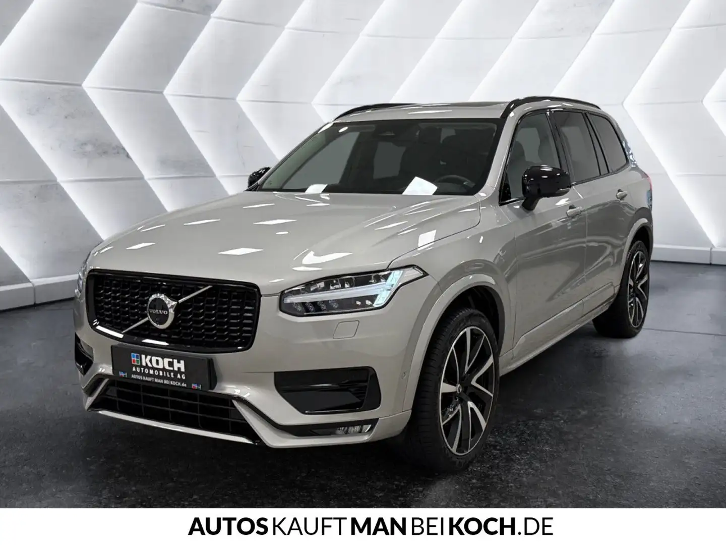 Volvo XC90 B5 D AWD Plus Dark PANO STDHz AHK VLED 360 Gris - 2