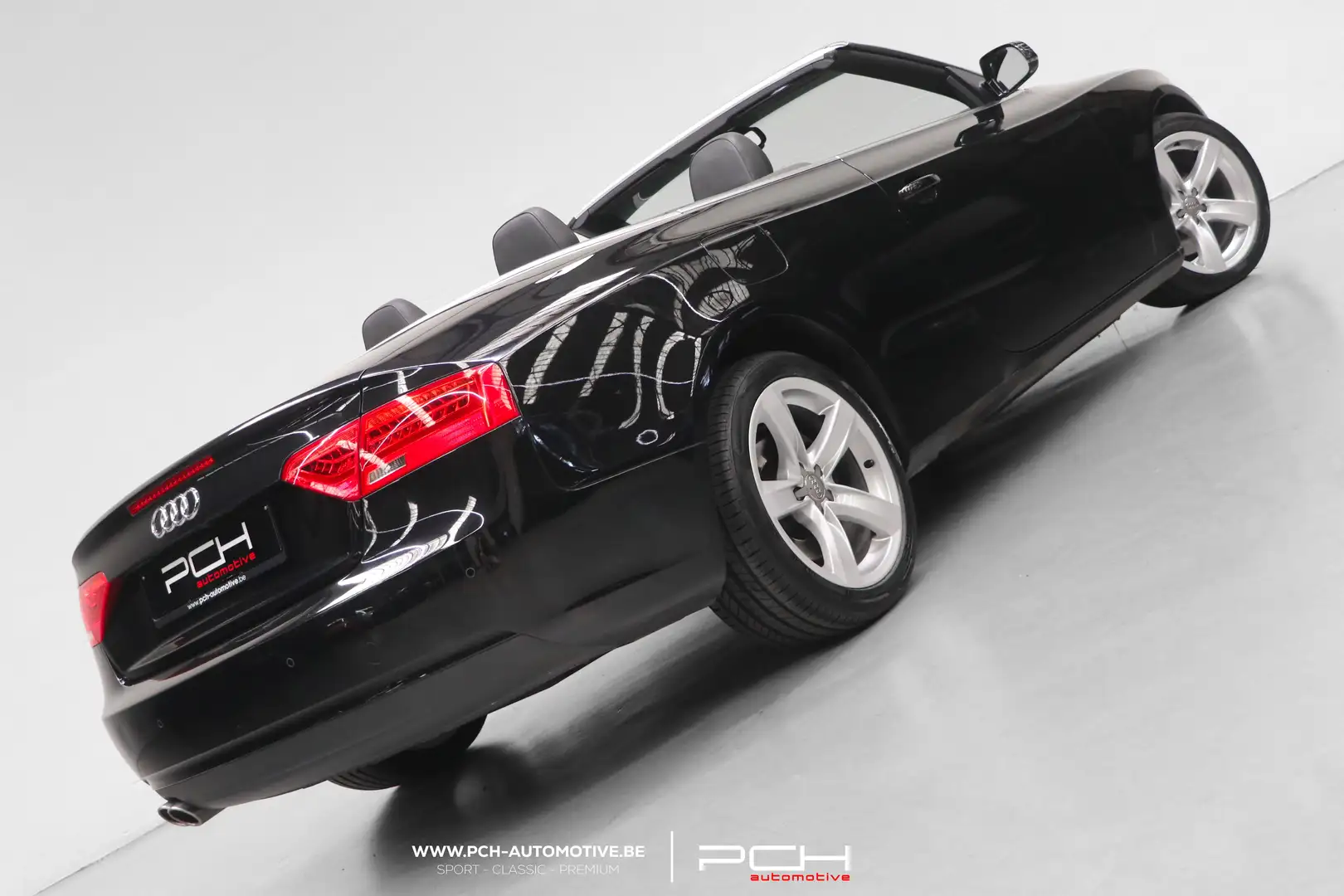 Audi A5 Cabriolet 2.0 TDi 143cv GPS/XENON-LED/CUIR NOIR Zwart - 2
