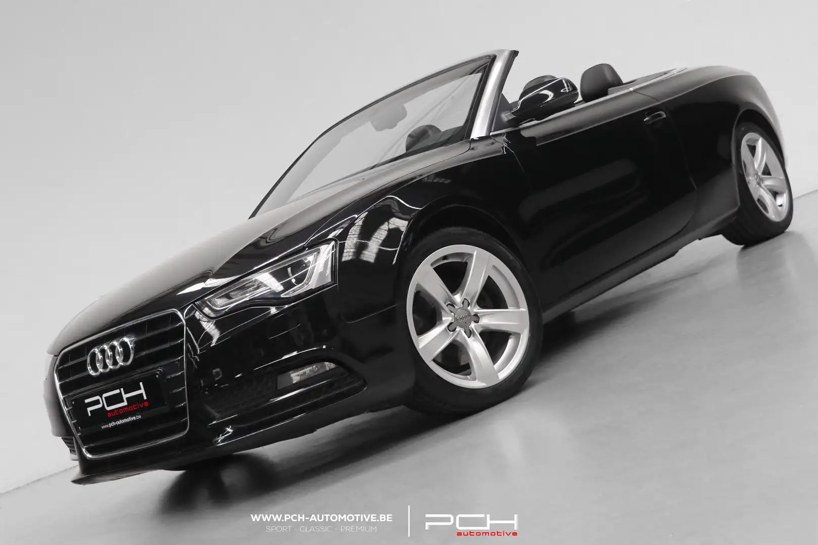 Audi A5 Cabriolet 2.0 TDi 143cv GPS/XENON-LED/CUIR NOIR Zwart - 1