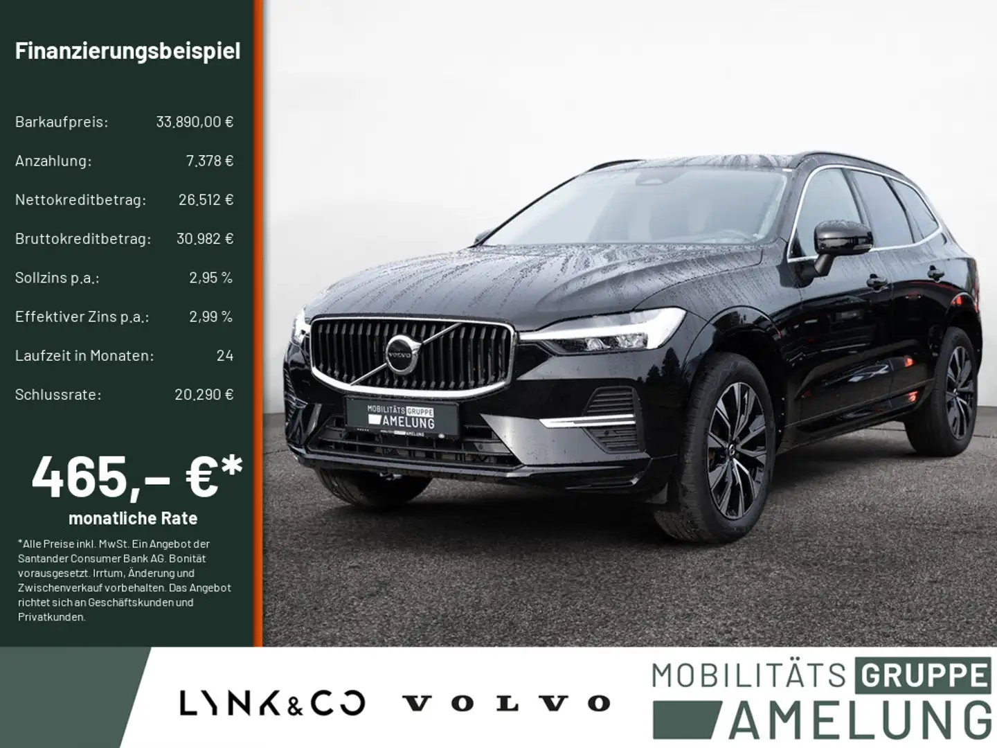 Volvo XC60 B4 Core aus 1.Hand PDC NAVI FACEL. LED Schwarz - 1