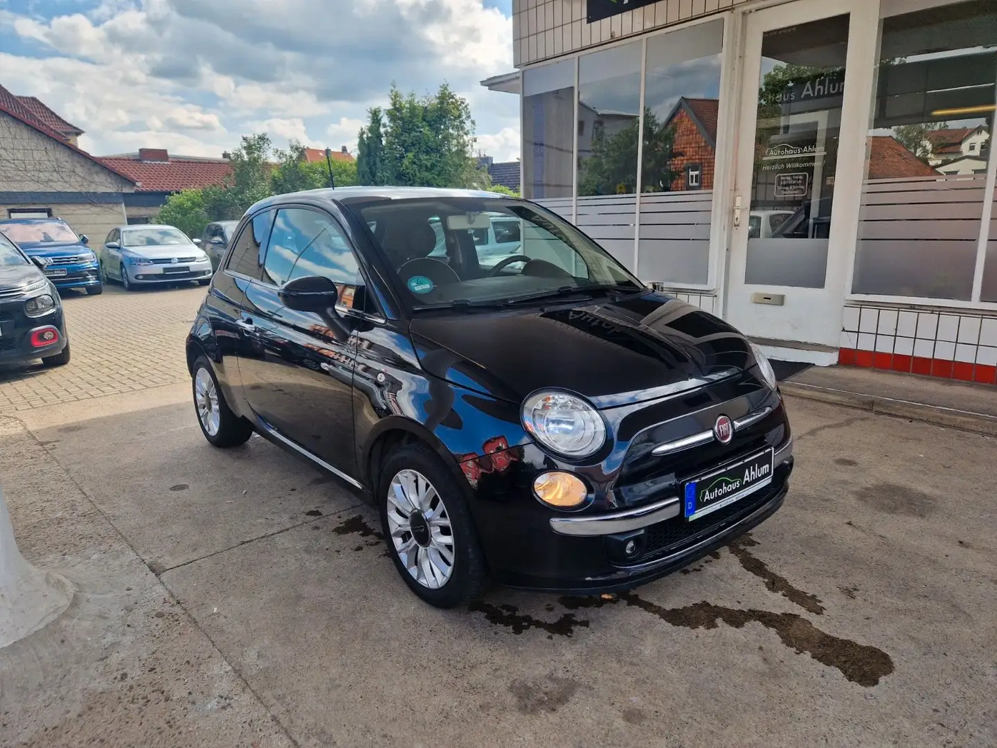 Fiat 500 Panorama Navi Klima PDC MFL LM-Felgen Schwarz - 1