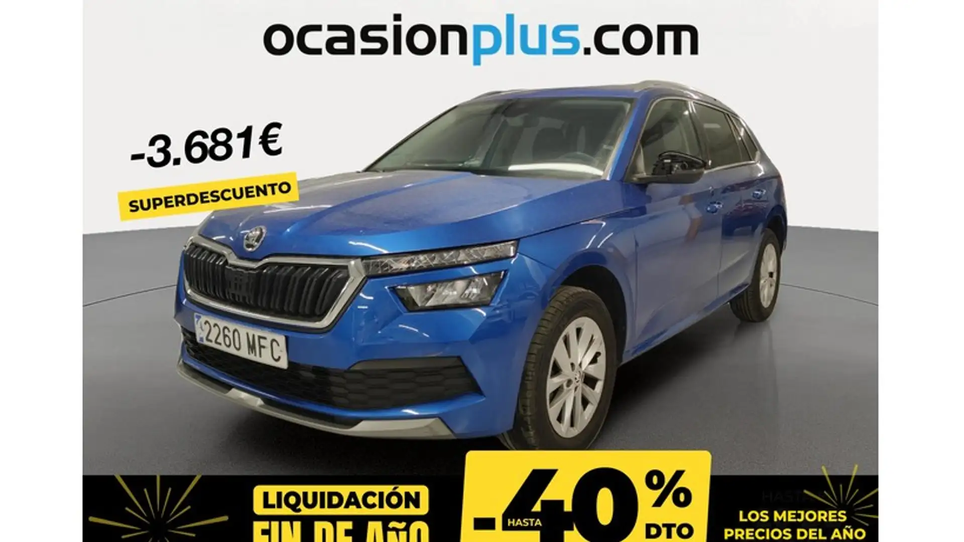 Skoda Kamiq 1.0 TSI Ambition 70kW Bleu - 1