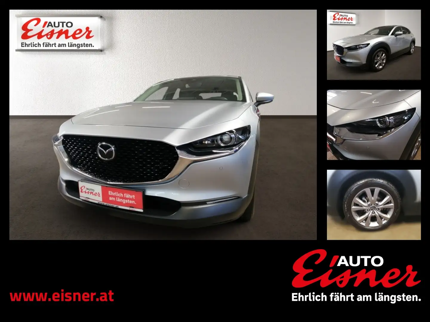 Mazda CX-30 G122 COM+ Lenkradheizung, Rückfahrkamera Zilver - 1